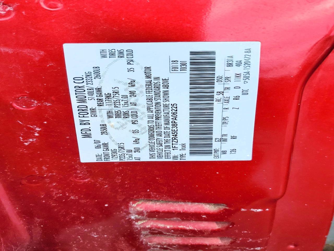 2008 Ford Ranger Super cab