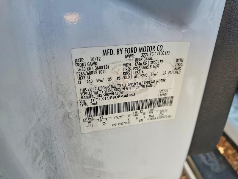 2013 Ford F150 Super cab