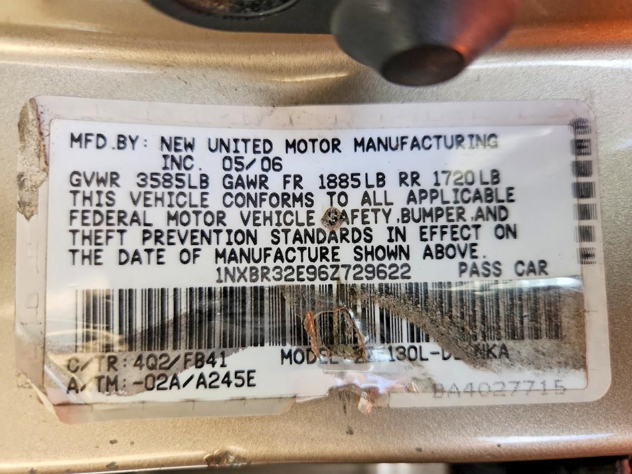 2006 Toyota Corolla ce