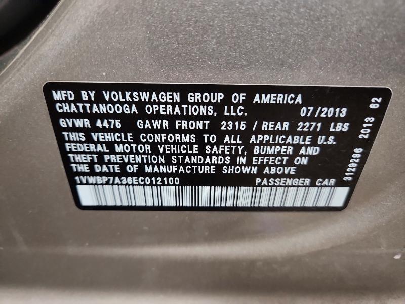 2014 Volkswagen Passat se