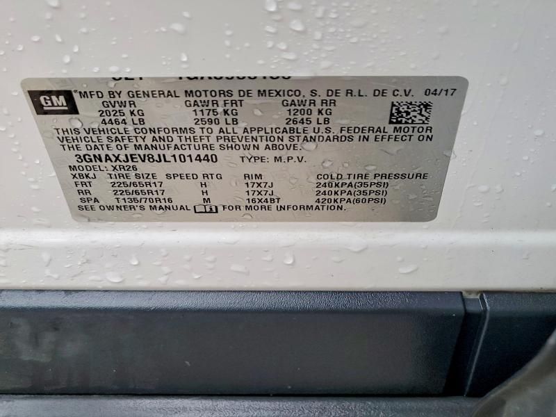 2018 Chevrolet Equinox lt