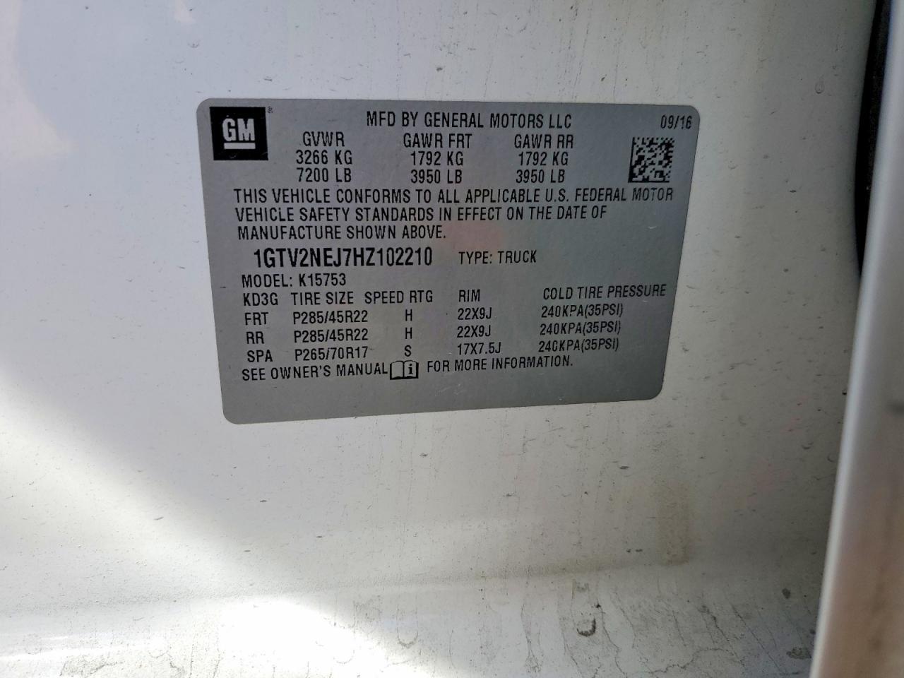 2017 GMC Sierra K1500 SLT