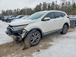 Salvage cars for sale from Copart Cookstown, ON: 2022 Honda Cr-v Touring
