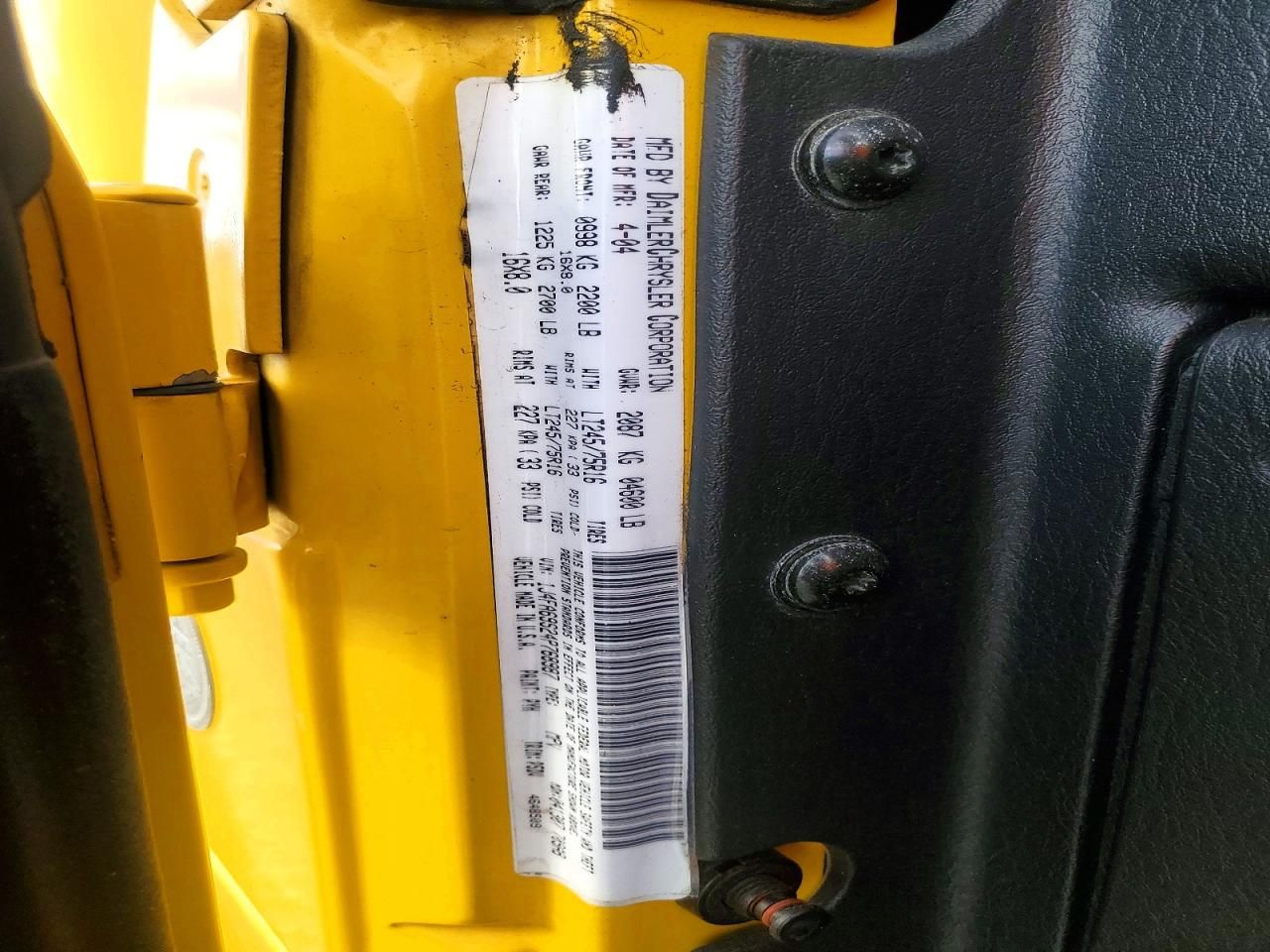 2004 Jeep Wrangler / tj Rubicon