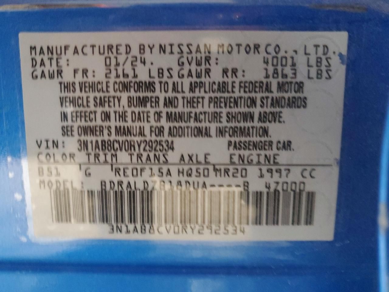 2024 Nissan Sentra sv