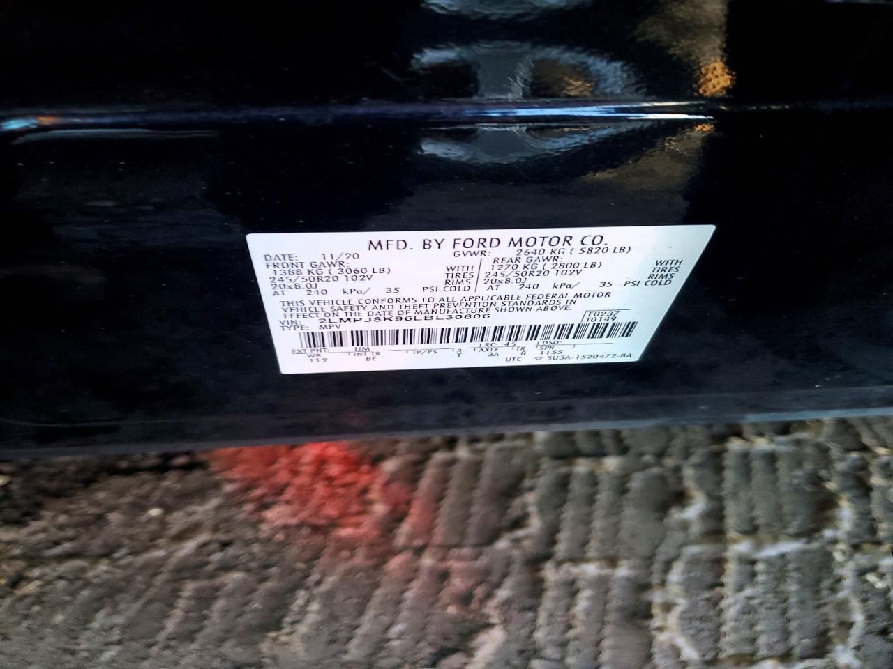 2020 Lincoln Nautilus Reserve