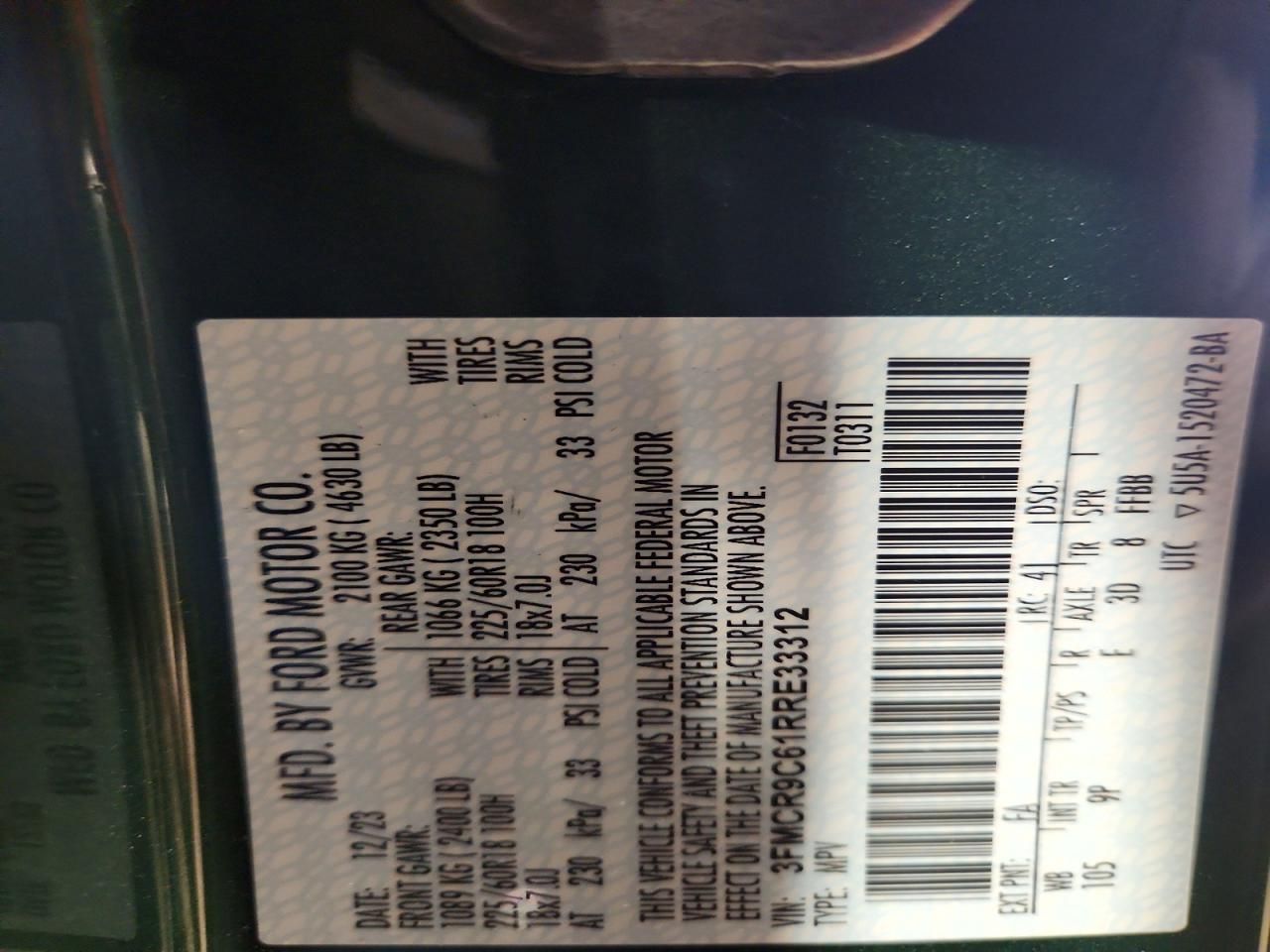 2024 Ford Bronco Sport Outer Banks