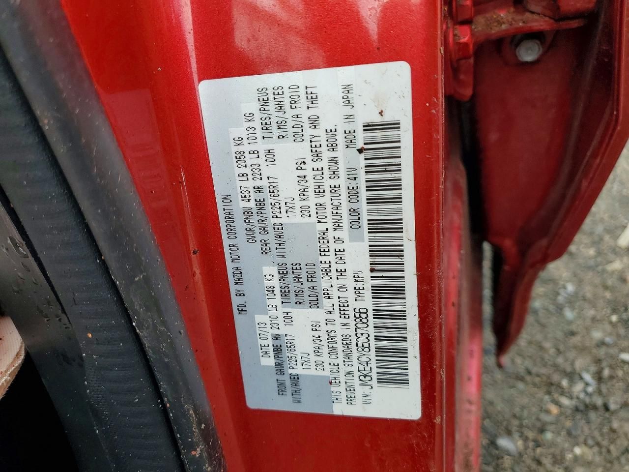 2014 Mazda Cx-5 Touring