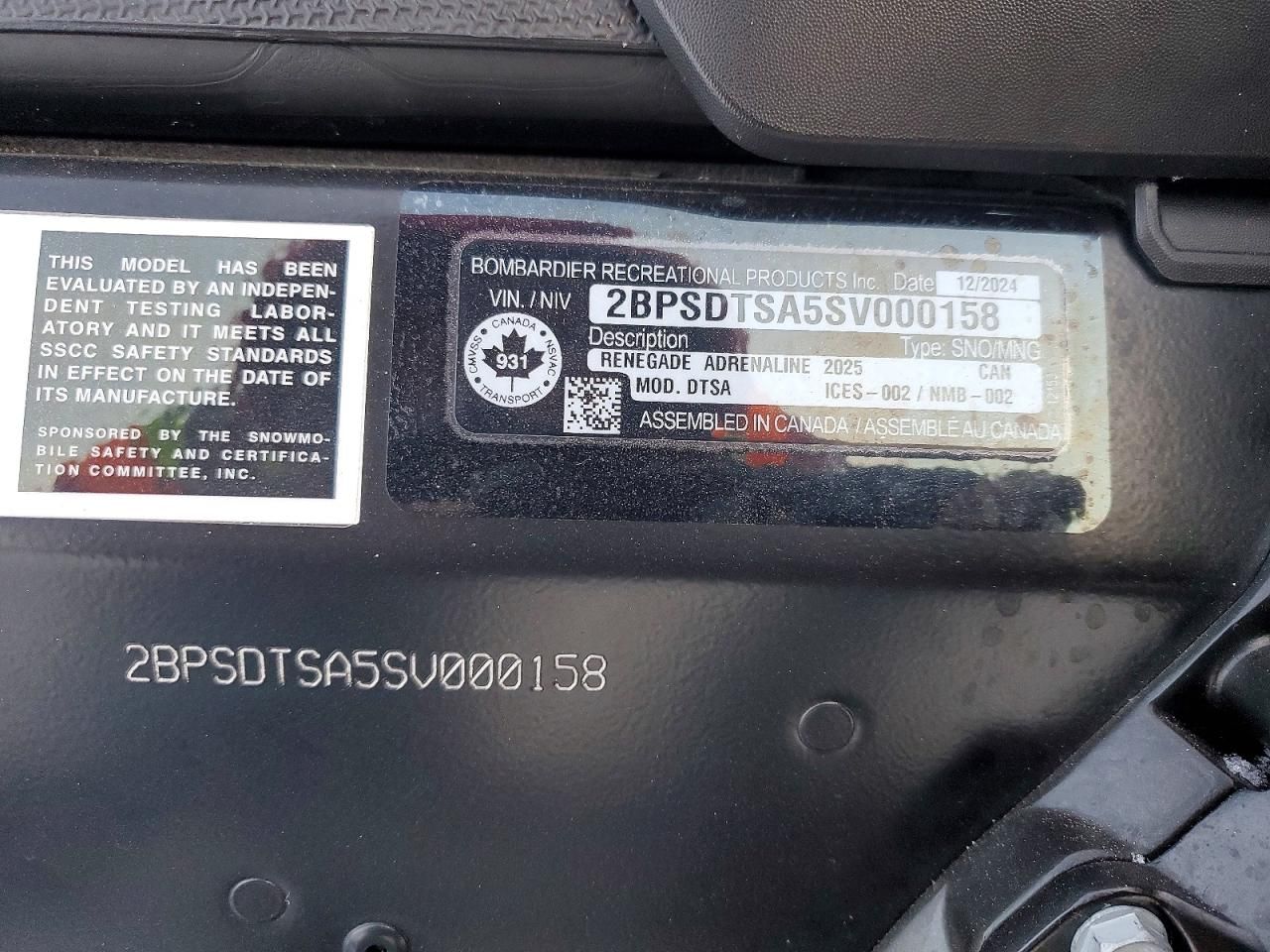 2025 Skidoo 2025 Skidoo Renegade