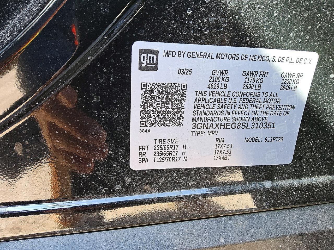 2025 Chevrolet Equinox lt