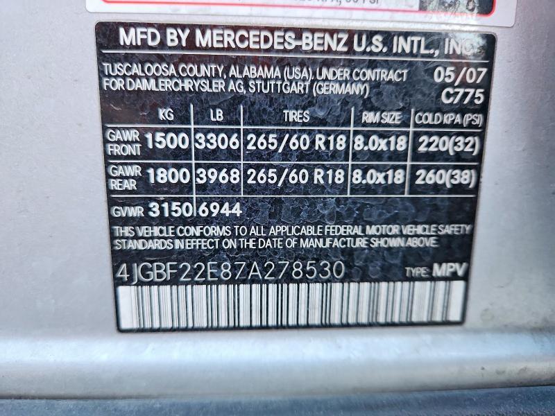 2007 Mercedes-Benz Gl 320 cdi