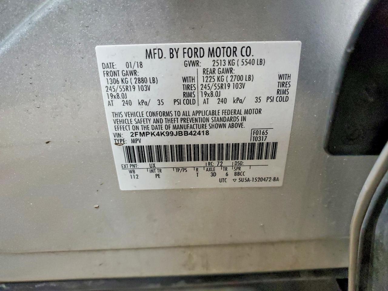 2018 Ford Edge Titanium