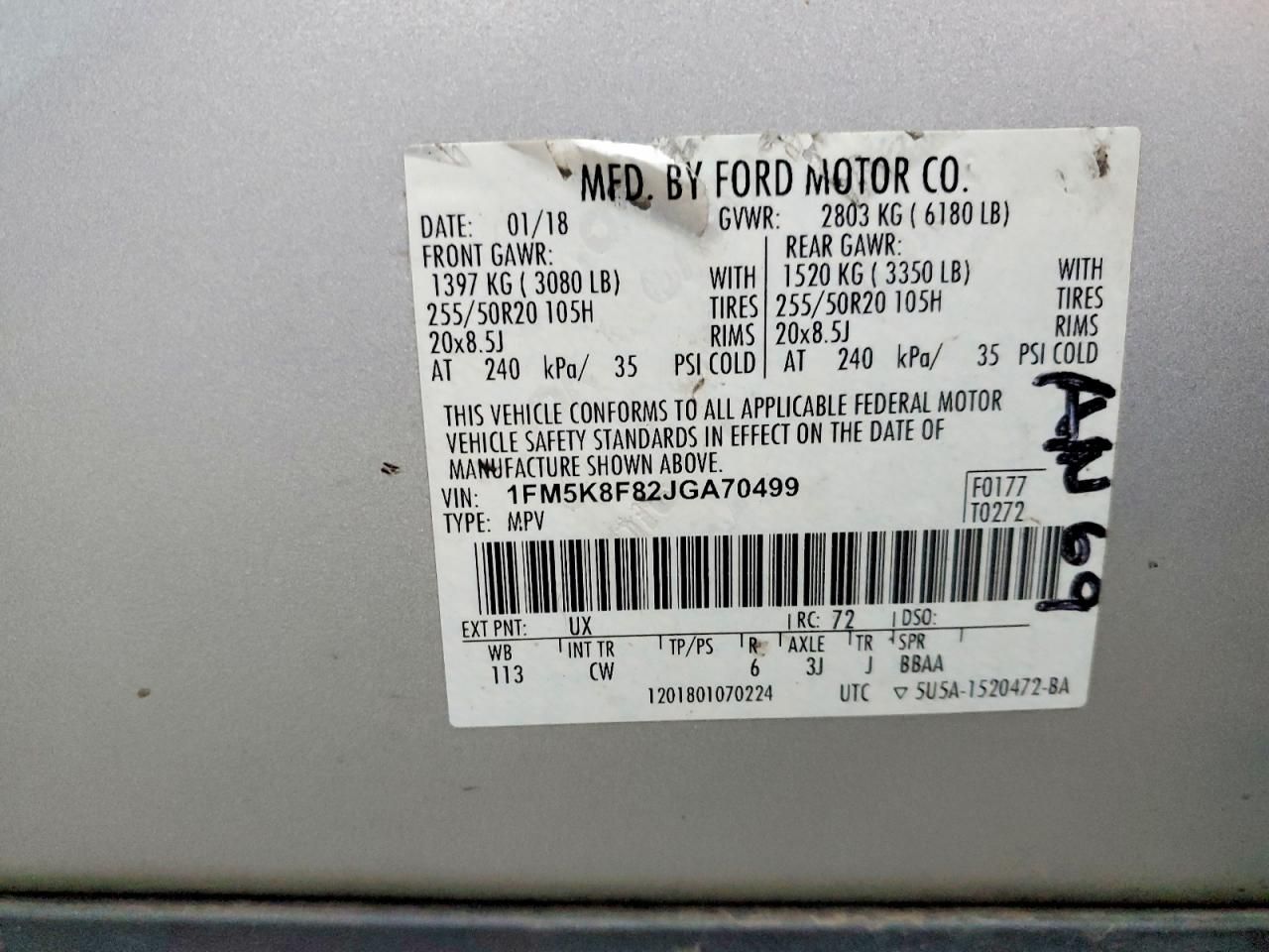 2018 Ford Explorer Limited