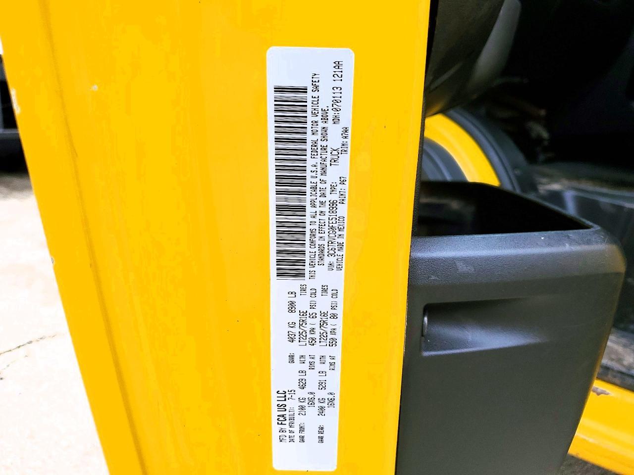 2015 Dodge RAM Promaster 2500 2500 High