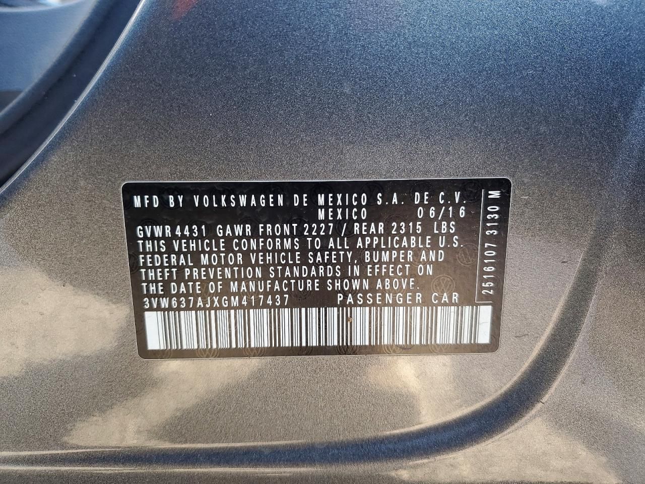 2016 Volkswagen Jetta Hybrid