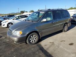 KIA salvage cars for sale: 2005 KIA Sedona ex
