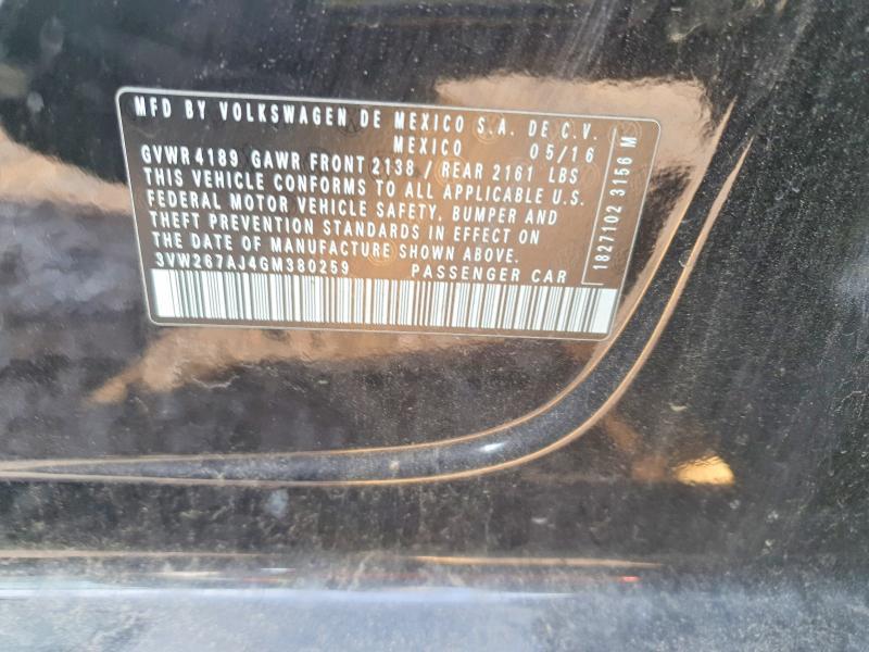 2016 Volkswagen Jetta s