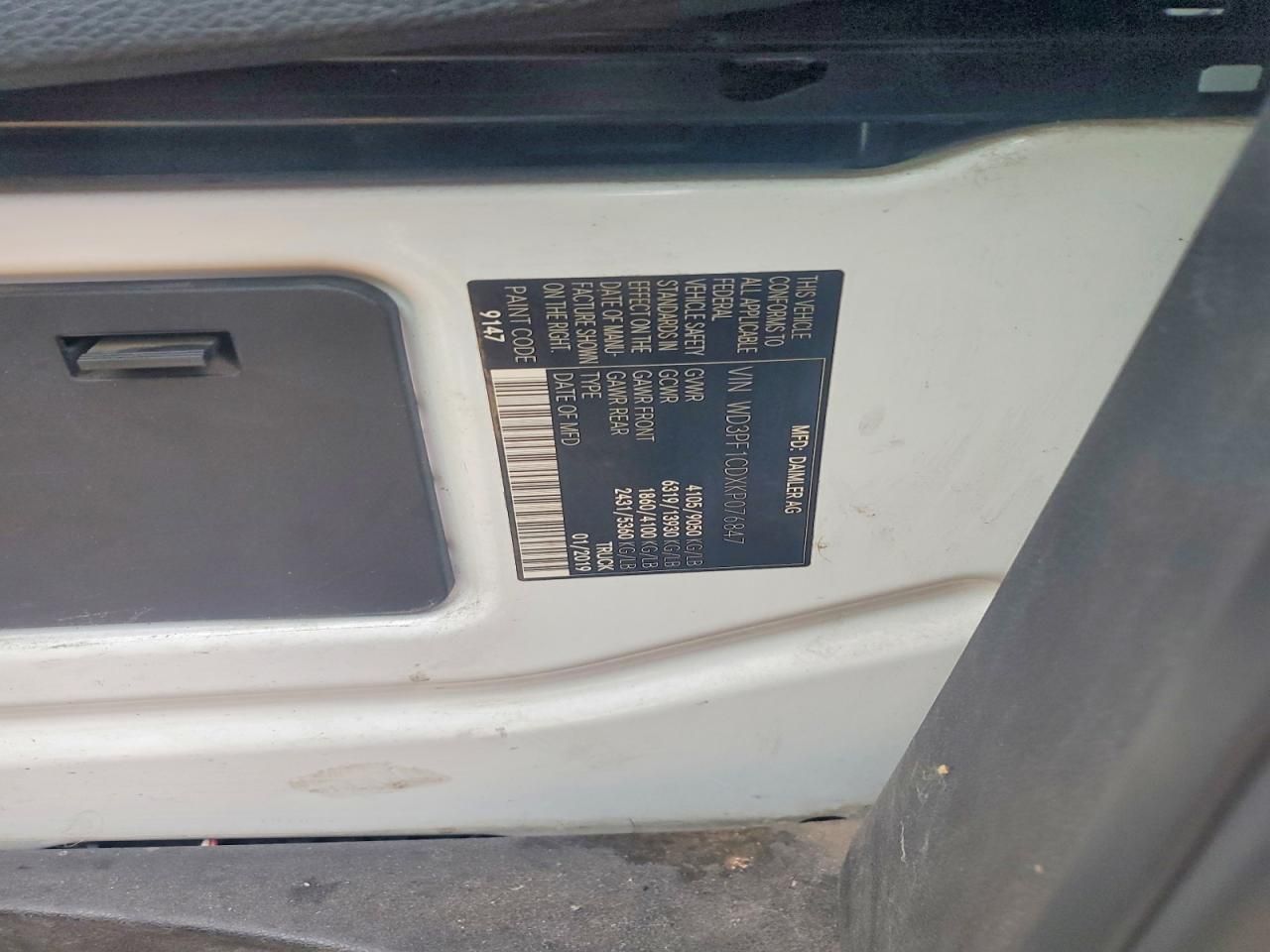 2019 Mercedes-Benz 2019 Mercedes Benz Sprinter 2500 Delivery Van