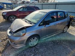 Honda salvage cars for sale: 2007 Honda Fit s