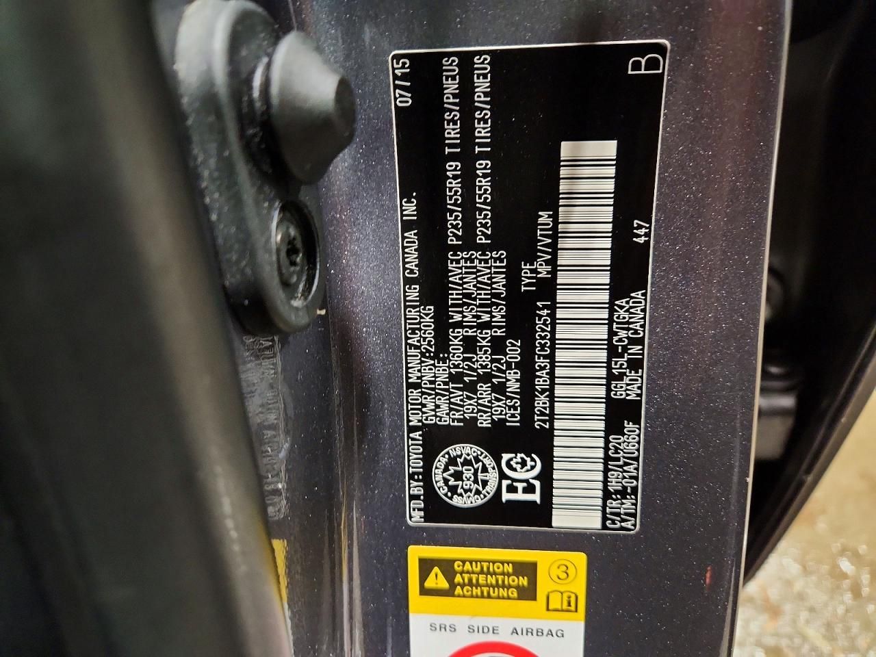 2015 Lexus Rx 350 Base