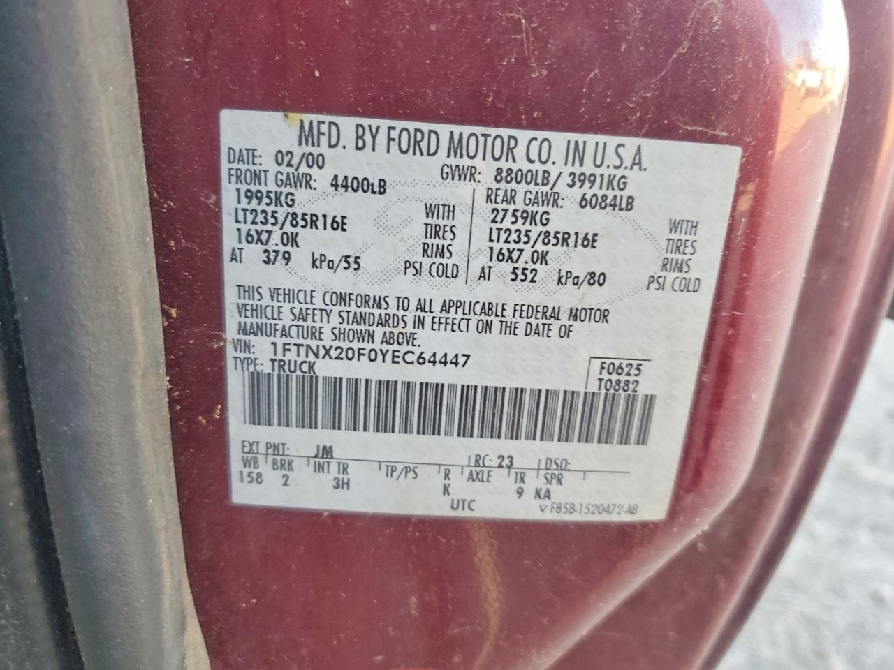 2000 Ford F250 Super Duty