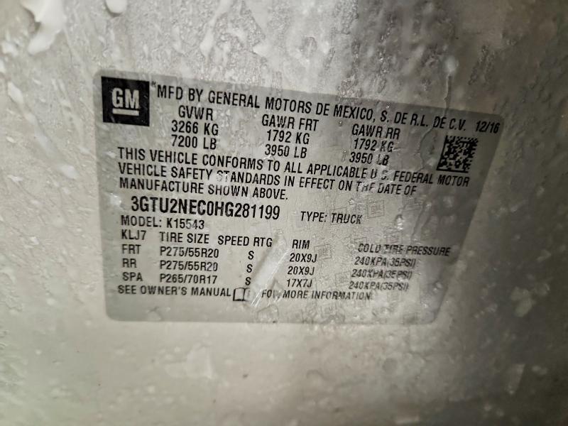 2017 GMC Sierra K1500 SLT