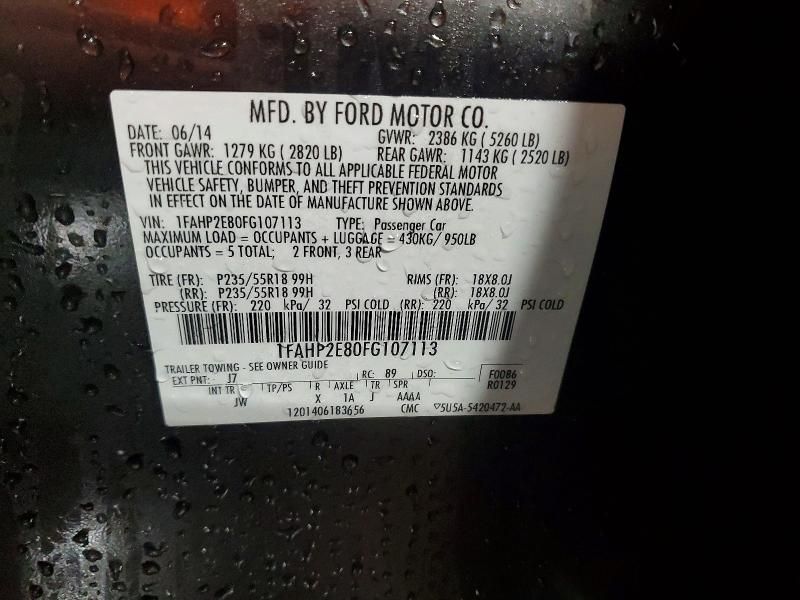 2015 Ford Taurus sel