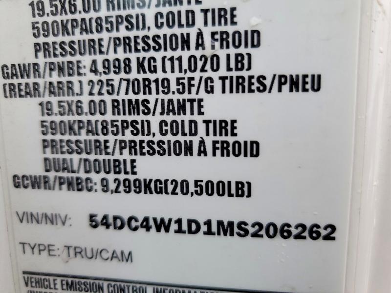 2021 Isuzu Npr hd box Truck