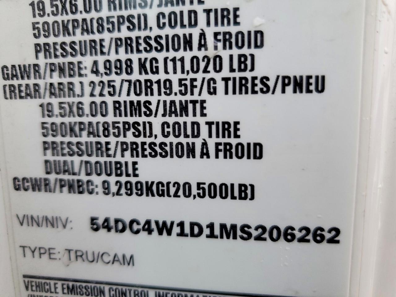 2021 Isuzu Npr hd box Truck
