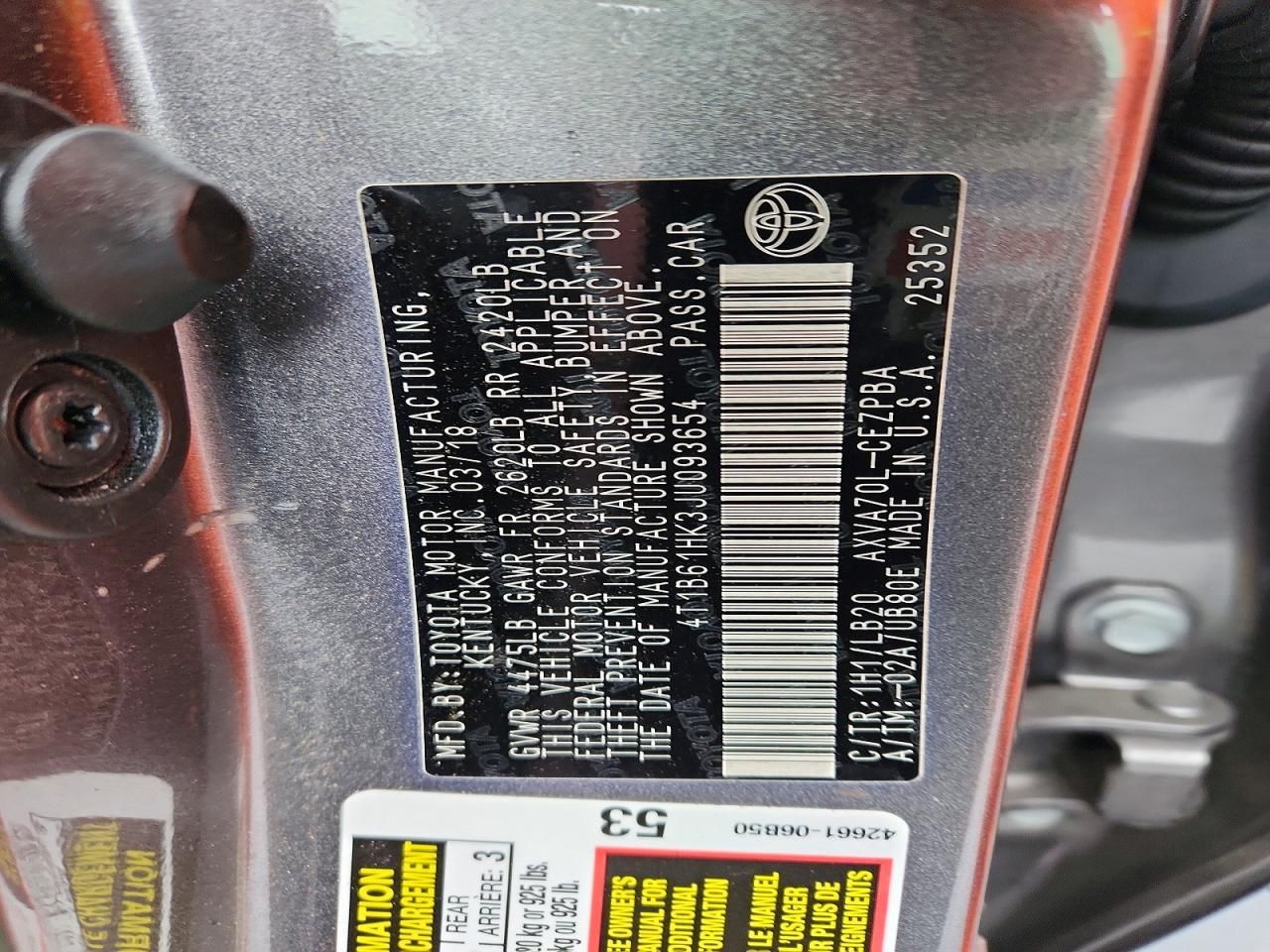 2018 Toyota Camry xse