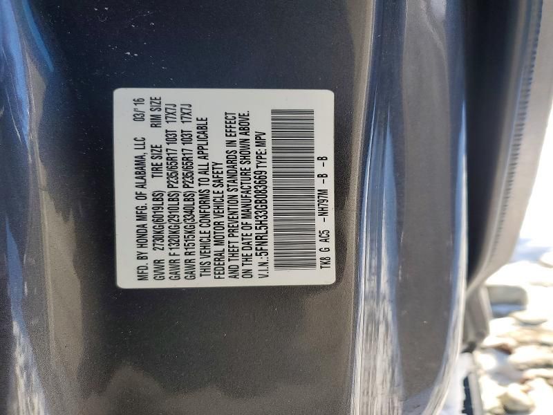 2016 Honda Odyssey se