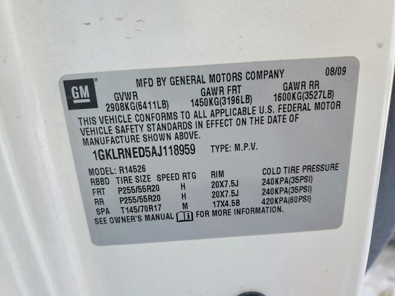 2010 GMC Acadia Slt-2
