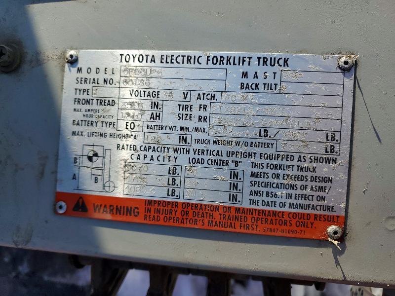 2000 Toyota 2000 Toyt 5FBCU25
