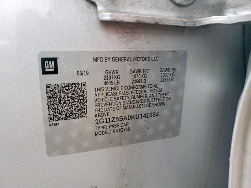 2019 Chevrolet Impala lt