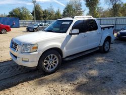 Ford salvage cars for sale: 2007 Ford Explorer Sport Trac Limited