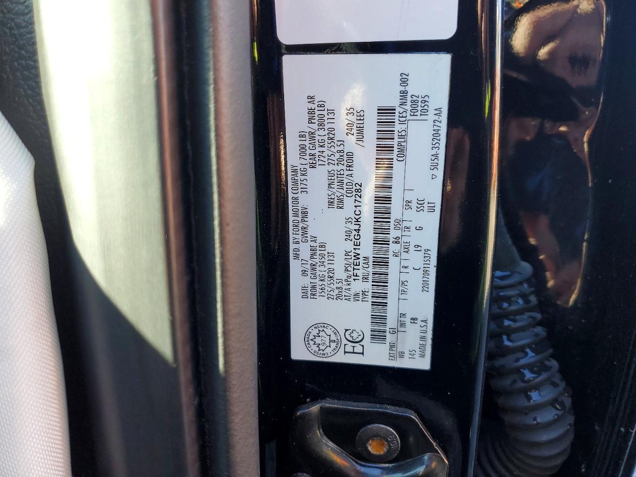 2018 Ford F150 Supercrew