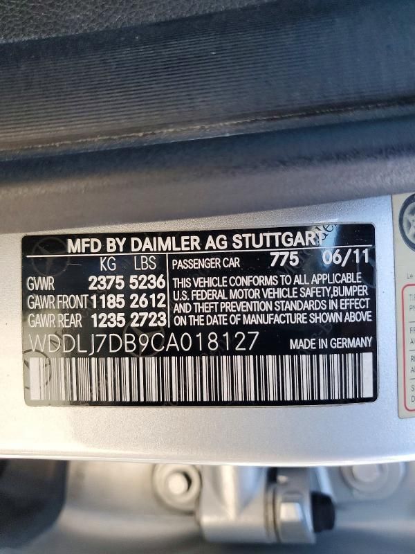 2012 Mercedes-Benz Cls 550