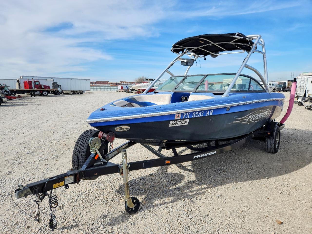 2008 Moomba Mobius LSV Boat With Boat Mate Trailer