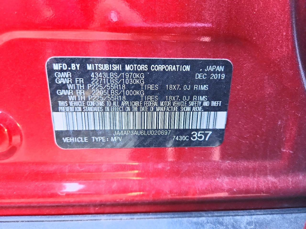 2020 Mitsubishi Outlander Sport es