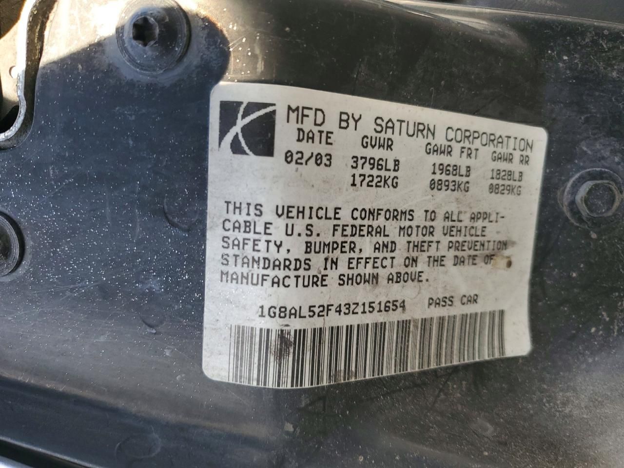 2003 Saturn Ion Level 3