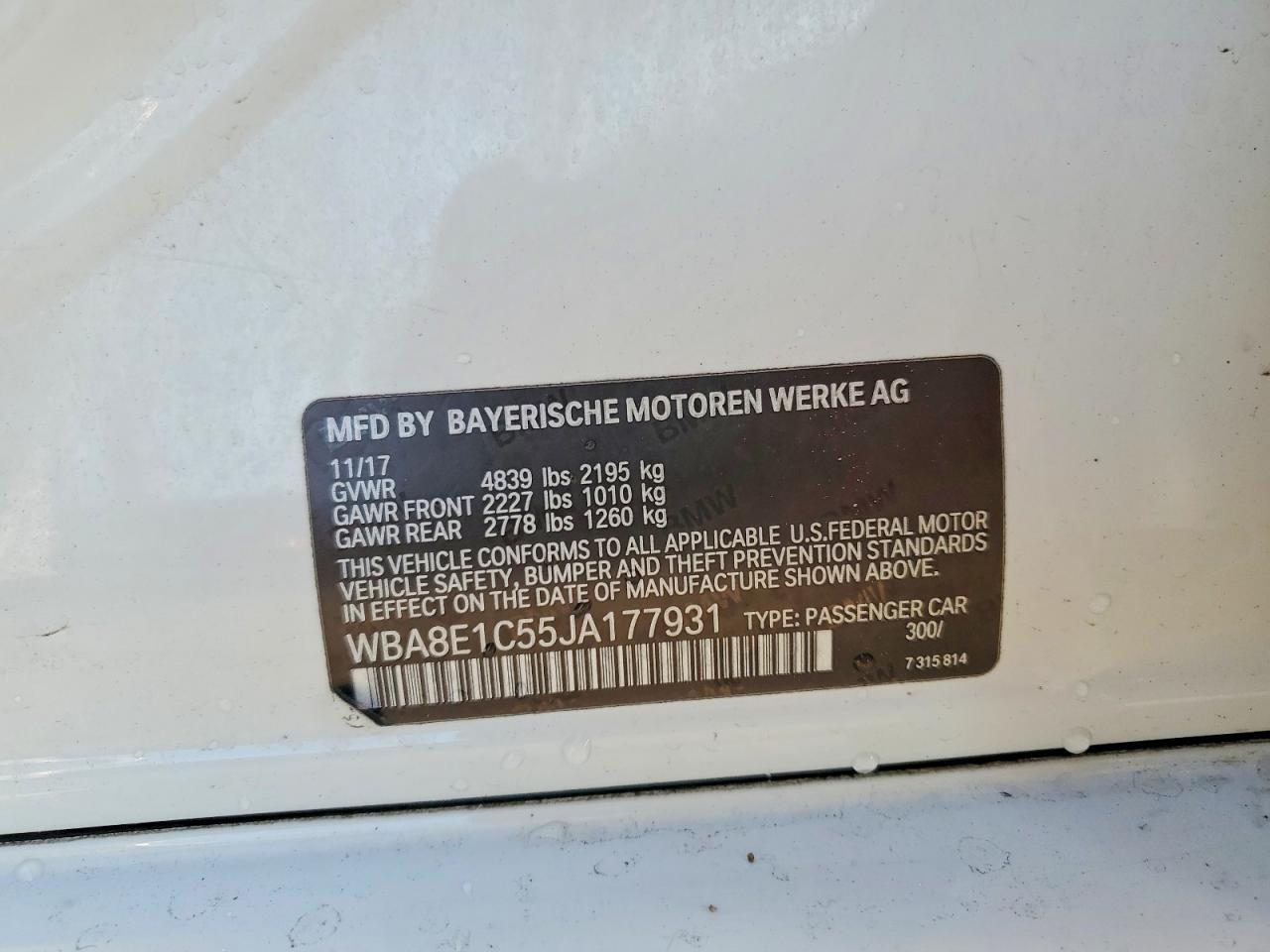 2018 BMW 330e