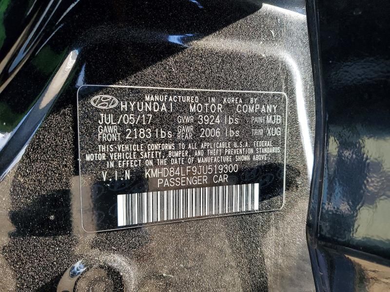 2018 Hyundai Elantra sel