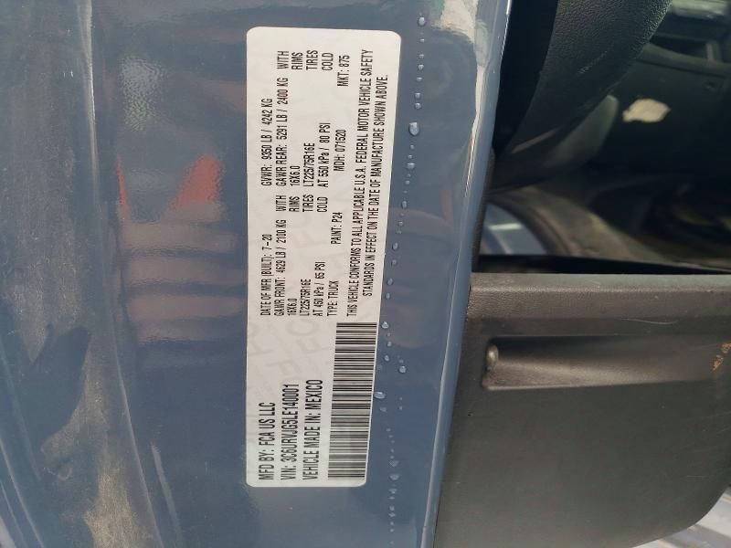 2020 Dodge RAM Promaster 3500 Delivery Van