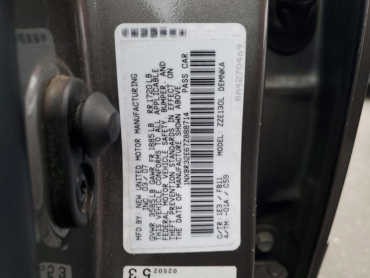 2007 Toyota Corolla ce