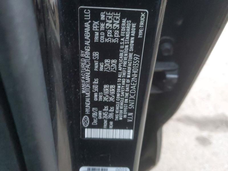 2022 Hyundai Santa Cruz sel