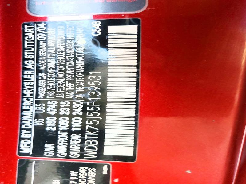 2005 Mercedes-Benz Clk 500