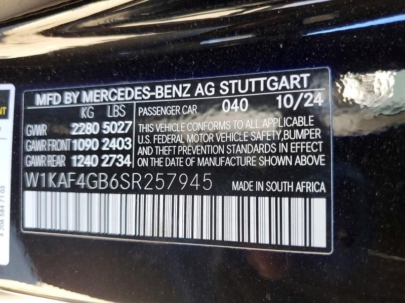 2025 Mercedes-Benz C300