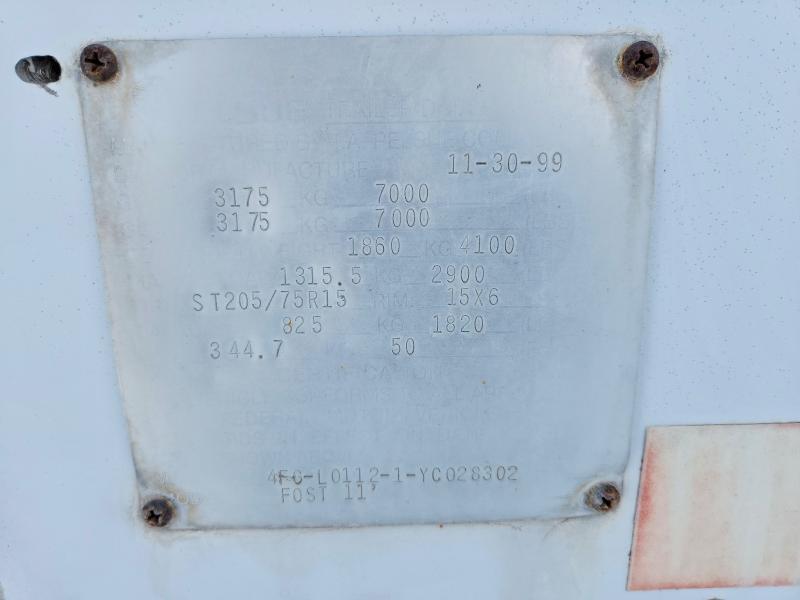 2000 Featherlite Mfg Inc 2000 Featherlite Fiber Optic Splicing Trailer