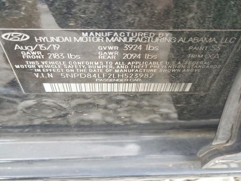 2020 Hyundai Elantra sel