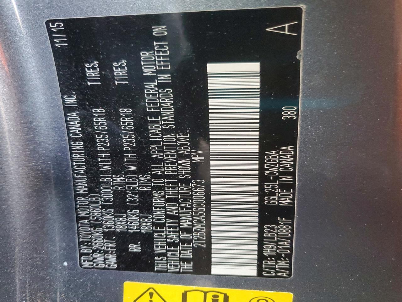 2016 Lexus Rx 350 Base